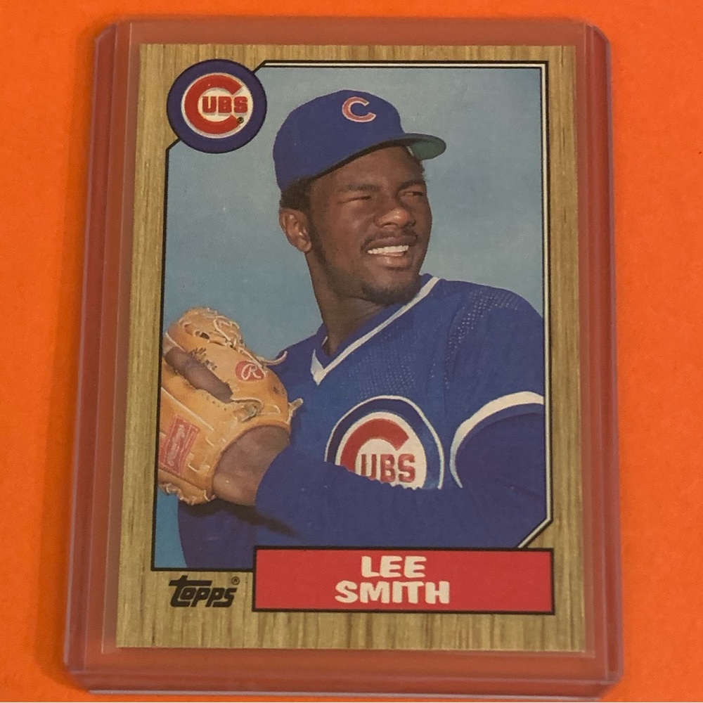 Lee Smith #23 1987 Topps Baseball Trading Card